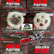 SCK RACING OIL PUMP HIGH VOLUME LEO 28MM BIG EX5 CLASS1 TAIKOM Y15ZR LC135 NVX SRL115 FI RS150 CNC G