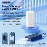 Remax RPP PD Fast Charging 22.5W POWERBANK (30K/30000mAh)Large Capacity Fast Charge Power Bank with 