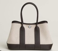 Hermes Mini garden party neo GP bai brun canvas 帆布 棗棕色