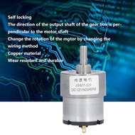 JGB37‑520 12V 600RPM DC Worm Gear Motor Self‑Locking DC Geared Motor Electric Worm Reduction Engine 