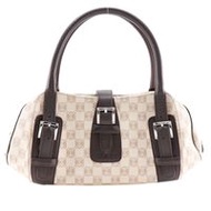 Pre-owned LOEWE Sender Anagram Tote Bag, Beige Canvas Handbag with Double Zipper, Shoulder/Handbag D