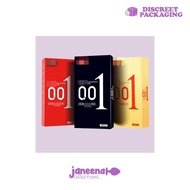 OLO 3PC/Box Black 001 Natural Latex Sex Condoms