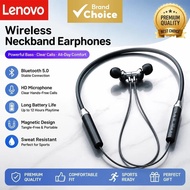Lenovo HE05X Headphones Neckband Earphones Wireless Bluetooth 5.0 Earbuds Waterproof Sport Headsets 