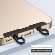 Anvers Double Hook Phone Tether Tab 0.2mm Ultra-Thin Stainless Steel Lanyard Patch for iPhone 17 Ser