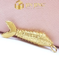 JIN JING LOKET IKAN LEBAR 1.6CM EMAS 916 TULEN 12.22G