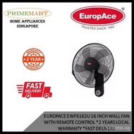 【In stock】Europace EWF6162V 16 INCH Wall Fan with Remote Control * 2 YEAR LOCAL WARRANTY* FAST DELIVERY 2YGJ