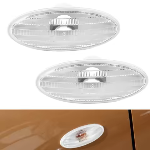 2pcs Car Turn Signal Light Cover 26160-89900,26160-89900 For NISSAN MARCH III K12 For MARCH III (K12