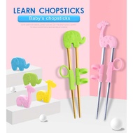 ACACIA SG - Children Training Chopstick, Children Training Chopstick, Chopstick Cartoon, Learning Chopstick, Stainless