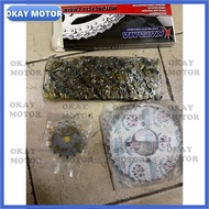 Sprocket set 420 Combo For Honda EX5 420-120 GBO C70 GBOJ HONDA CUB 70 fame Dream