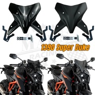 Motorcycle Racing Sport Windshield Windscreen Kit Deflector Cover Fits For 1390 SUPER DUKE R 2024 20