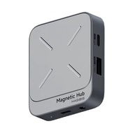 GO Auto- Magnetic USB C Hub Type-C Multiport Adapter Docking Station 4K -Compatible 100W PD for 4