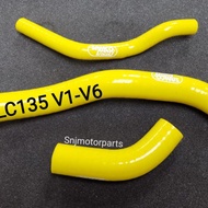 LC135 V1-V6 Radiator Hose (Samco)Blue / Red / Yellow. COOLANT HOSE
