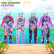HUNTER GIRLS' LONG SWIMSUIT swimsuit for kid girls swimming costume