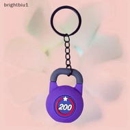 [Bgu] 2025 New Barbell Keychain Silicone Dumbbell Keychain Gym Gifts For Gym Lovers Fitness Trainer 