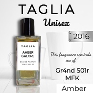 Unisex Inspiration Perfume EDP from local brand - MFK TAGLIA AMBER GALORE DS9