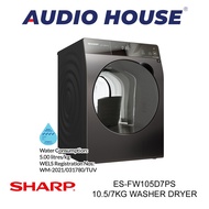SHARP ES-FW105D7PS 10.5/7KG FRONT LOAD WASHER DRYER ***2 YEARS SHARP WARRANTY***