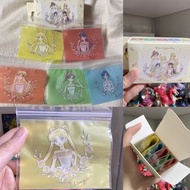(一盒40個)日本限定絕版美少女戰士sailor moon公主自封袋zipper bag 飾物收納袋。唱K小魚仙珍珠美人魚百變小櫻小魔女doremi變閂身棒光之美少女露娜毛公仔。公主美少女戰士 天王遙