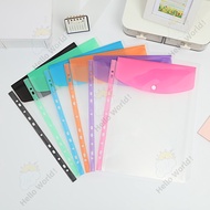 A4 11 Holes Button Folder Sheet Protector String Folder Fit 2D 3D File Document Holder Pocket File E