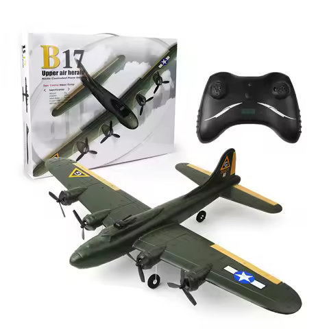 FX817 B17 RC Plane 2.4G 2CH Fixed Wing Remote Control Airplane EPP Foam RC Aircraft Fighter Kids Toy