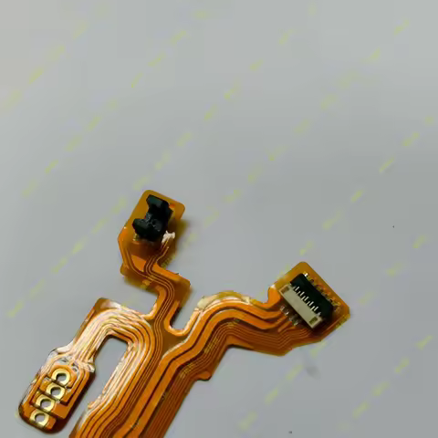 New Lens Aperture Flex Cable With Socket For Olympus 14-42 14-42mm EZ f/3.5-5.6 Repair Part