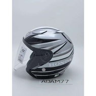 [ HELMET ] SHOEI JSTREAM HONDA Silver / Red Helmet PREMIUM