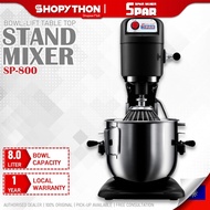 SPAR Table Top Mixer SP-800 - Black (8.0L/180w) Taiwan 8 Liter Bowl-Lift Stand Mixers Heavy Duty Com