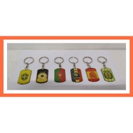 World Cup Football National Team Keychain (Argentina / Brazil / France / Germany / Spain / Portugal)