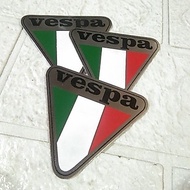 ITALY STAINLESS TRIANGLE VESPA EMBLEM