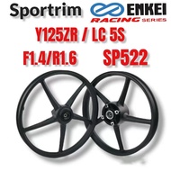 RIM SP522 Y125 / Y125Z / Y125ZR / LC135 5S SPORT RIM ENKEI SP522 SIZE DEPAN 1.4 / BELAKANG 1.6 SIAP 