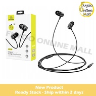 USAMS US-SJ361 EP-36 | In-Ear Metal Corded Earbuds Headphones | Wired Earphone | Hifi Stereo Headset