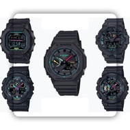 G-SHOCK watches with fluorescent accents GA-B2100MF-1 GA-100MF-1A GA-110MF-1A GA-700MF-1A
