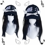 Spicy y2k Girl Ancient Flavor Millennium Polka Dot Wings Embroidered Baseball Cap Sun Hat Spring Mil