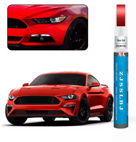 Car Touch Up Paint(Race Red(PQ/M7236)) for Ford, Car Paint Scratch Repair Kit, Quick & Easy Solution