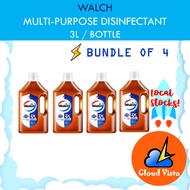 [Bundle of 4] Walch Multi-Purpose 2X Concentrated Disinfectant 3L