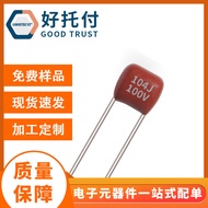 In-stock Film Capacitor Capacitor CL Capacitor 100v 104J 5% Metal Film Capacitor Plug-in Capacitor