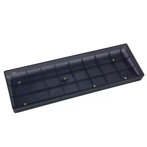 65% 68 Full Kit ANSI Non Hotswap Underglow QMK VIA PCB Plastic Case Alu Plate Mechanical Keyboard