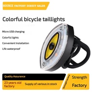 Bicycle Fun Function Tail Light Bicycle Light Charging Mountain Bike Brake Light Road Bike Riding Creative Equipment