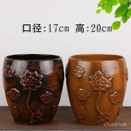 Yixing Stoneware Large Succulent Flower Pot Old Pile Master Bougainvillea Clivia Plant Breathable Retro Ceramic Pottery