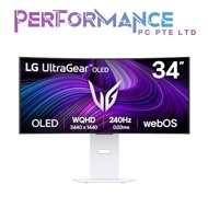 LG 34GX90SA-W 34" 3440x1440 240Hz OLED GAMING MONITOR (3 YEARS WARRANTY BY LG)