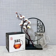 【易泡壺-大 750CC】耐熱玻璃壺 I 304不鏽鋼 I 可拆 I 細密濾網