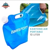 Portable Folding Water Jerry Can 5 Liter and 10 Liter Camping Water Storage Water Tank TAFFSPORT