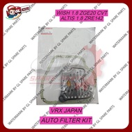 AUTO FILTER KIT (VRX JAPAN) TOYOTA WISH 1.8 ZGE20 CVT / ALTIS 1.8 ZRE142 (SET)