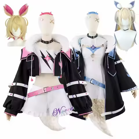 Vtuber Fuwawa Mococo Abyssgard Cosplay Costume Fwmc Hololive EN Advent 3rd Fuwa Moco Holo Abysguard 