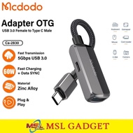 MCDODO OTG Converter USB Type C Male to USB A 3.0 Female Adapter Flashdisk Mouse Gamepad
