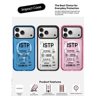 ISTP Clear Camera Ring Edition Black/Sky Blue/Pink Fizz Candy Collection Color Clear Hard Magnetic s