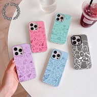 CASE CASING JELLY COLOR 2 IN 1 DOODLE MOTIF COMPATIBLE FOR REALME 15 16 C30 C31 C33 C85 C100 C100X N