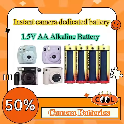 AA Alkaline Battery For Instax Mini 7 8 9 11 12 40 41 SE Wide200 Instant Camera Replacement Battery