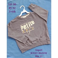 JENNY BLOOM thrf 5-6 year old boy's Crewneck Sweater