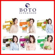 BOTO Organic 100% NFC Juice, Collagen Stick Red Beet Cabbage Apple Kudzu, Aronia, Pear, Pumpkin, Bal