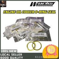 WORKS ENGINEERING ATF / ENGINE OIL COOLER O- RING SEAL REPLACEMENT ONE ONLY GENUINE WORKS ENGINEERIN